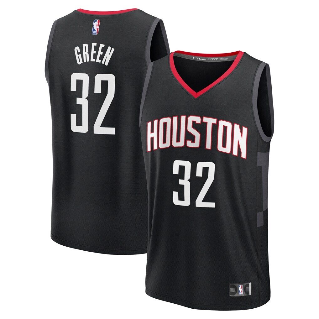 Jeff Green Houston Rockets Fashion7 Fast Break Replica Player Jersey - Statement Edition