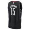 Reed Sheppard Houston Rockets Fashion7 Fast Break Replica Player Jersey - Black - Detail View