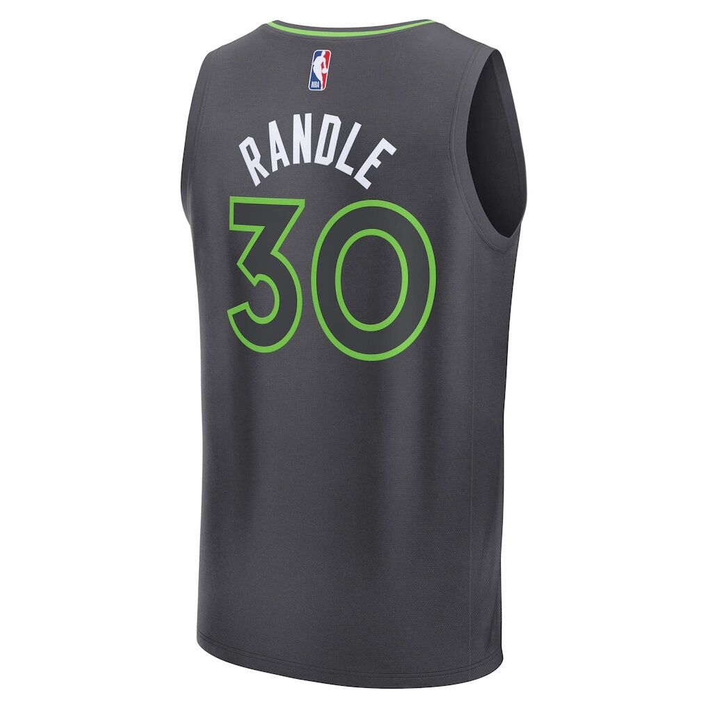 Julius Randle Minnesota Timberwolves Fashion7 Fast Break Replica Player Jersey - Statement Edition