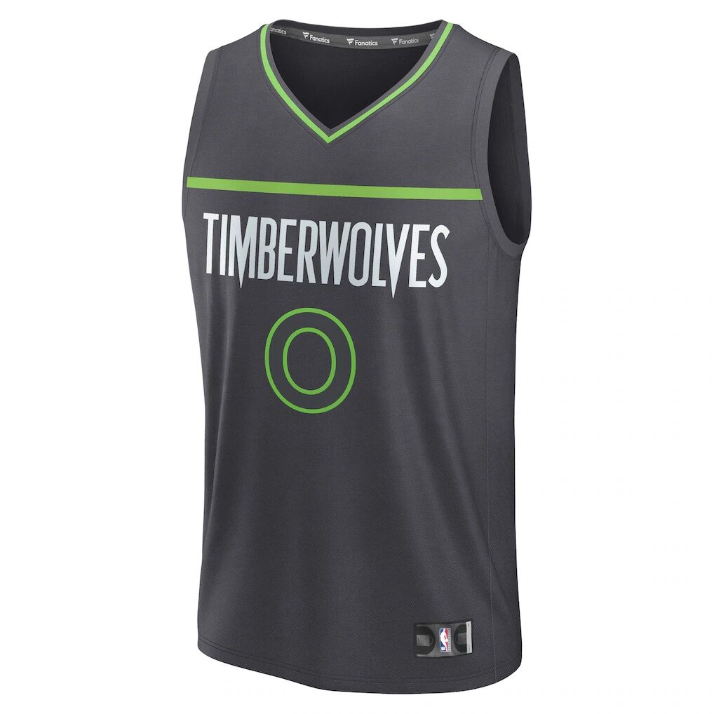Donte DiVincenzo Minnesota Timberwolves Fashion7 Fast Break Replica Player Jersey - Statement Edition