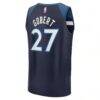 Rudy Gobert Minnesota Timberwolves Fashion7 Fast Break Replica Player Jersey - Navy - Detail View