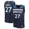 Rudy Gobert Minnesota Timberwolves Fashion7 Fast Break Replica Player Jersey - Navy - Front View