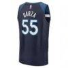 Luka Garza Minnesota Timberwolves Fashion7 Fast Break Replica Player Jersey - Navy - Detail View