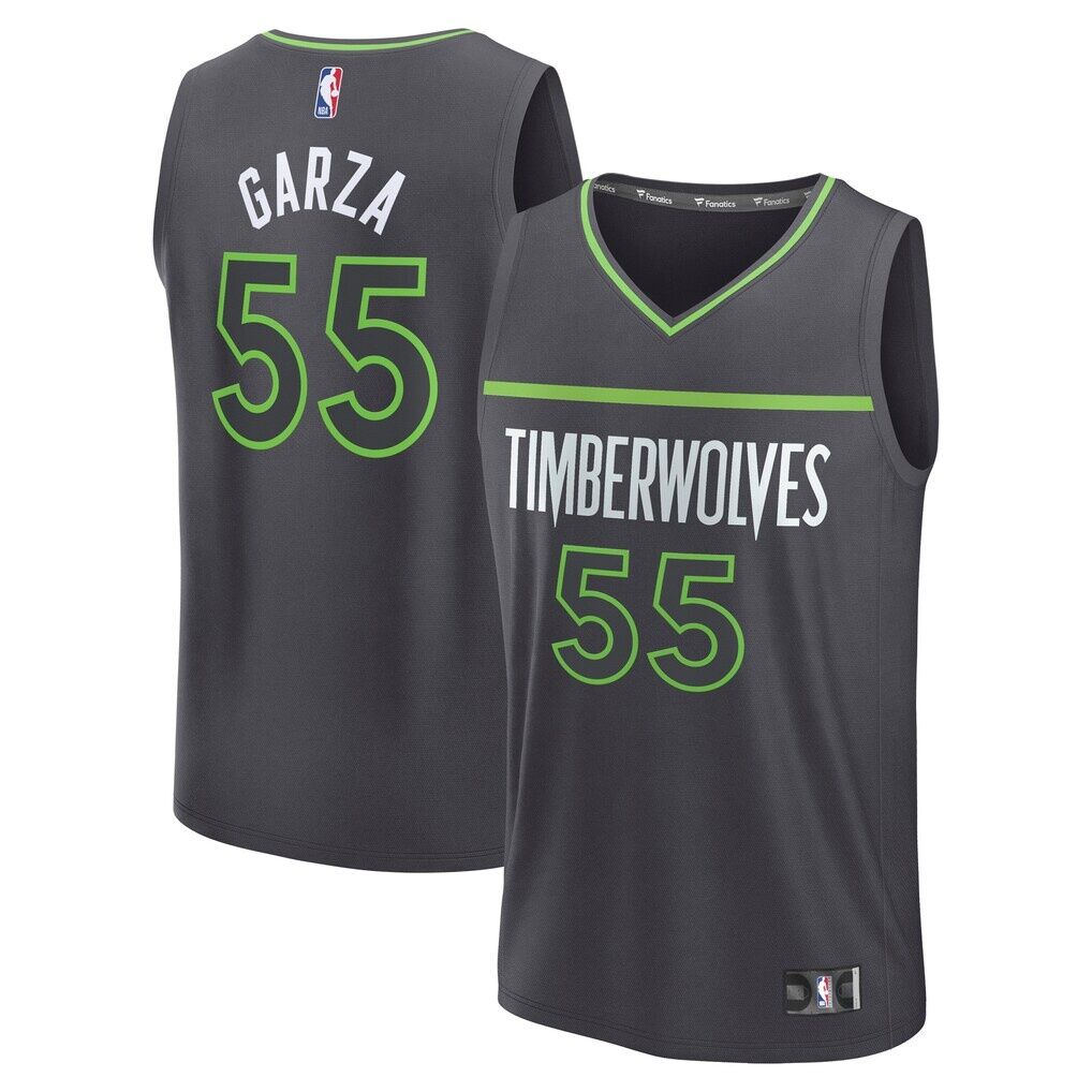 Luka Garza Minnesota Timberwolves Fashion7 Fast Break Replica Player Jersey - Statement Edition