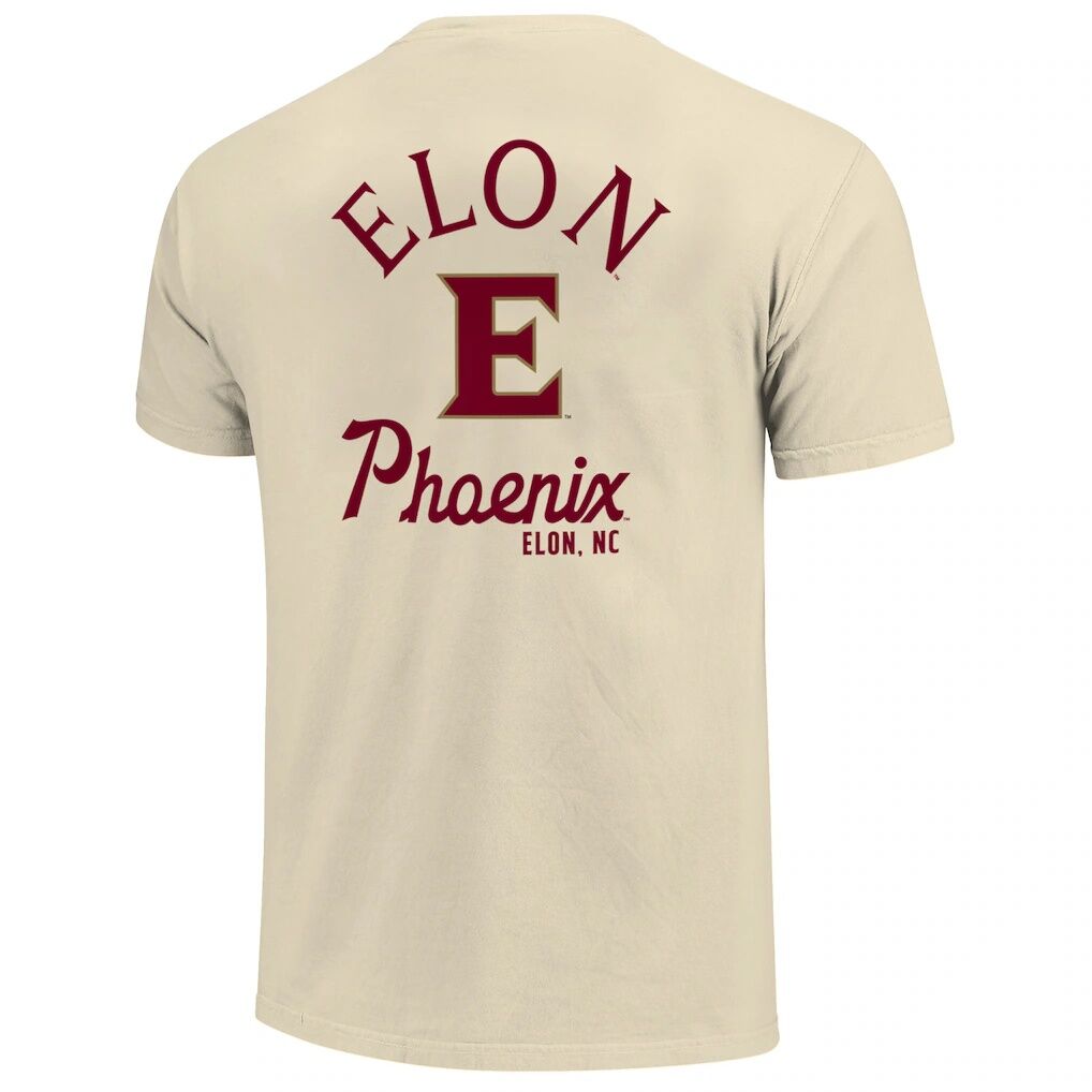 Elon Phoenix Comfort Colors Mascot Overlay T-Shirt