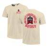 East Stroudsburg Warriors Comfort Colors Mascot Overlay T-Shirt - Cream - Front View