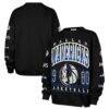 Dallas Mavericks '47 Women's 2025/26 City Edition Go Big Oversized Sweatshirt - Black - Front View