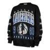 Dallas Mavericks '47 Women's 2025/26 City Edition Go Big Oversized Sweatshirt - Black - Side View