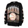 Atlanta Hawks '47 Women's 2025/26 City Edition Go Big Oversized Sweatshirt - Black - Side View