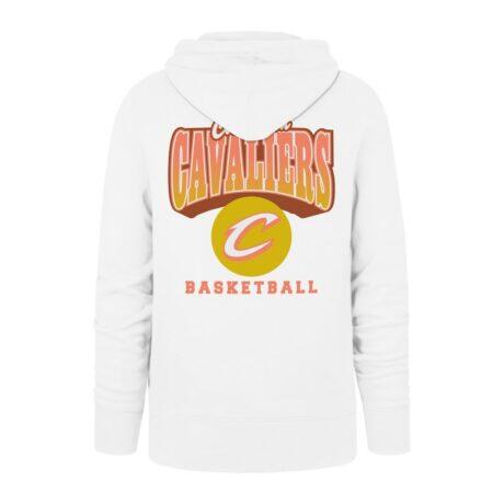Cleveland Cavaliers '47 2025/26 City Edition Jab Step Headline Hoodie - White - Front View