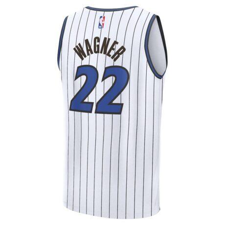 Franz Wagner Orlando Magic Fashion7 Fast Break Replica Player Jersey - White - Front View