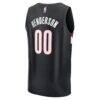 Scoot Henderson Portland Trail Blazers Fashion7 Youth Fast Break Replica Player Jersey - Black - Detail View