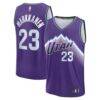 Lauri Markkanen Utah Jazz Fashion7 Fast Break Replica Jersey - Purple - Front View