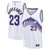 Lauri Markkanen Utah Jazz Fashion7 Fast Break Replica Player Jersey - White - Front View