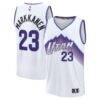 Lauri Markkanen Utah Jazz Fashion7 Youth Fast Break Replica Jersey - White - Front View