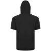 Toronto Blue Jays Levelwear City Connect Phase No Hitter Short Sleeve Pullover Hoodie - Black - Detail View