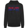 Toronto Blue Jays Levelwear City Connect Podium No Hitter Pullover Hoodie - Black - Side View