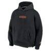 San Francisco 49ers Nike 2025 Rivalries Collection Oversized Tech Fleece Hoodie - Black - Alt2