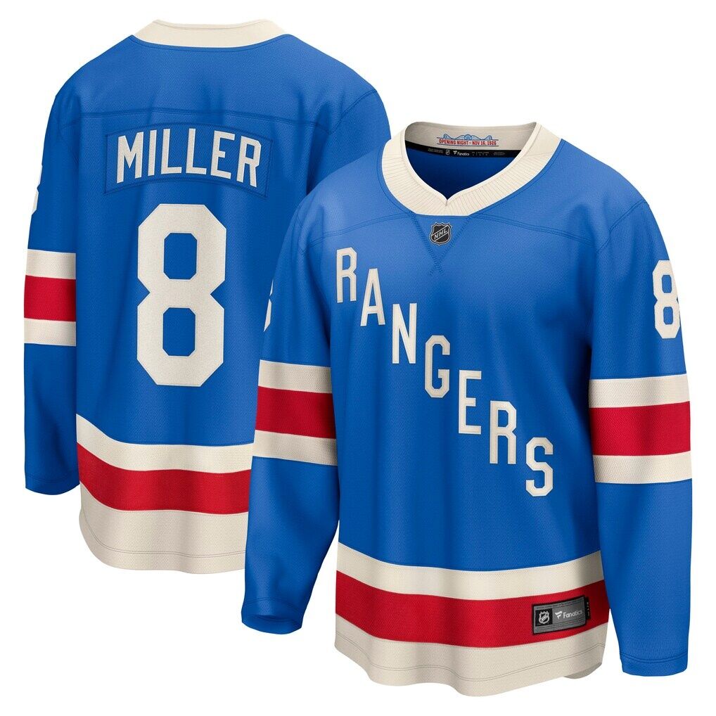 J.T. Miller New York Rangers Fashion7 Centennial Breakaway Jersey