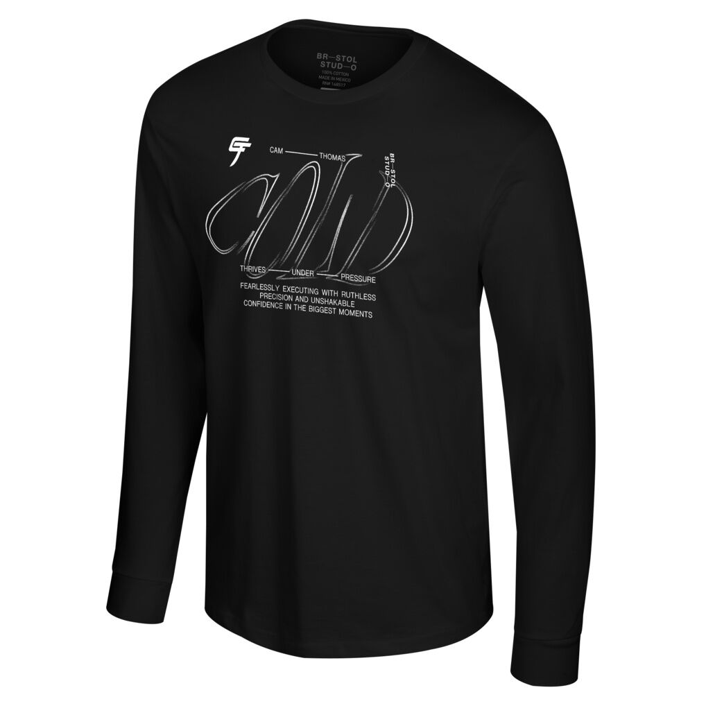 Cam Thomas Brooklyn Nets Bristol Studio Unisex Stadium Essentials Long Sleeve T-Shirt
