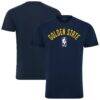 Golden State Warriors Sportiqe Unisex Bingham T-Shirt - Navy - Front View