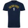 Golden State Warriors Sportiqe Unisex Bingham T-Shirt - Navy - Side View