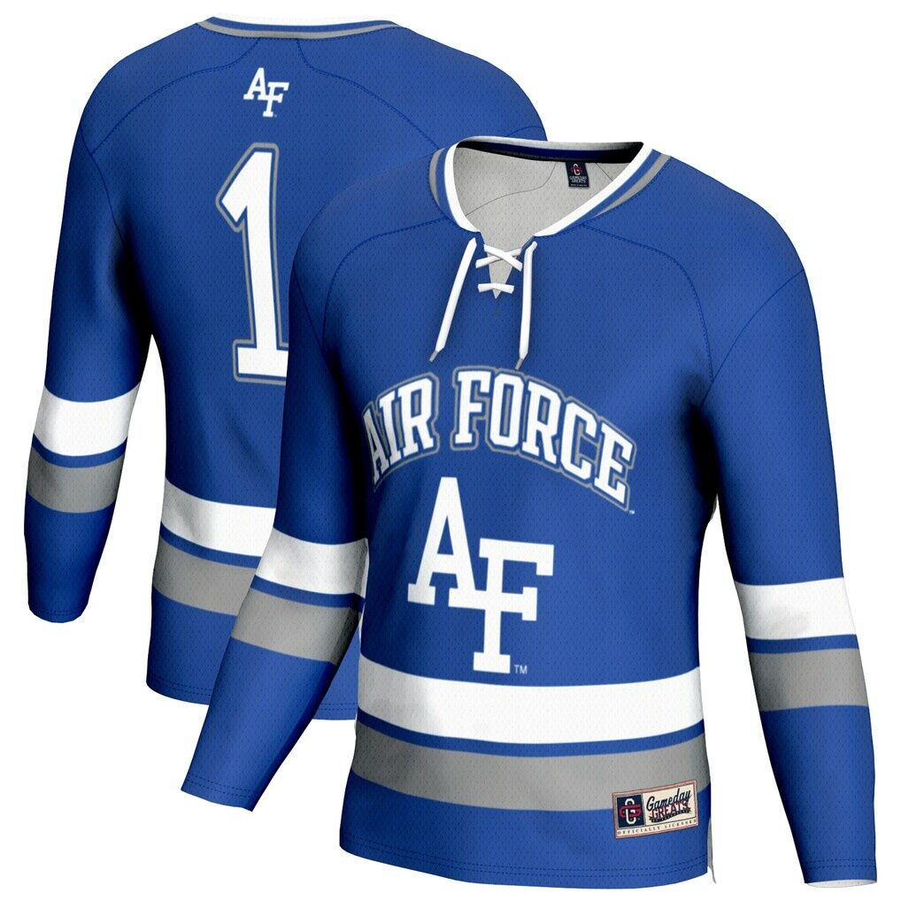 Air Force Falcons GameDay Greats Unisex Lightweight Men's Hockey Fashion Jersey - Royal