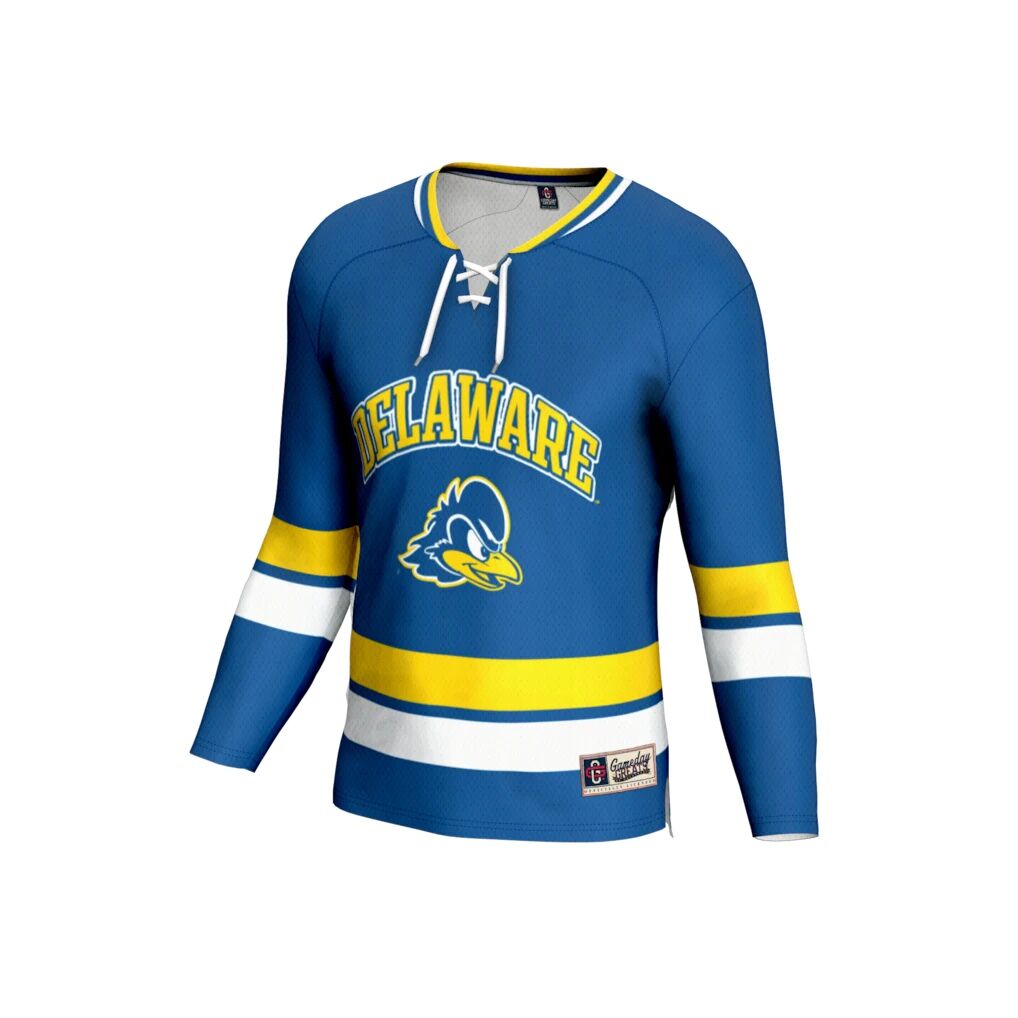 Delaware Fightin' Blue Hens GameDay Greats Unisex Lightweight Men's Hockey Fashion Jersey - Royal