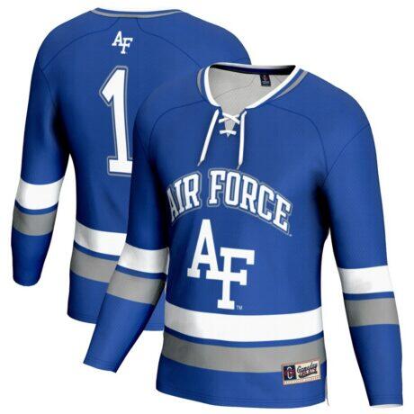 Air Force Falcons GameDay Greats Youth Lightweight Fashion Men's Hockey Jersey - Royal
