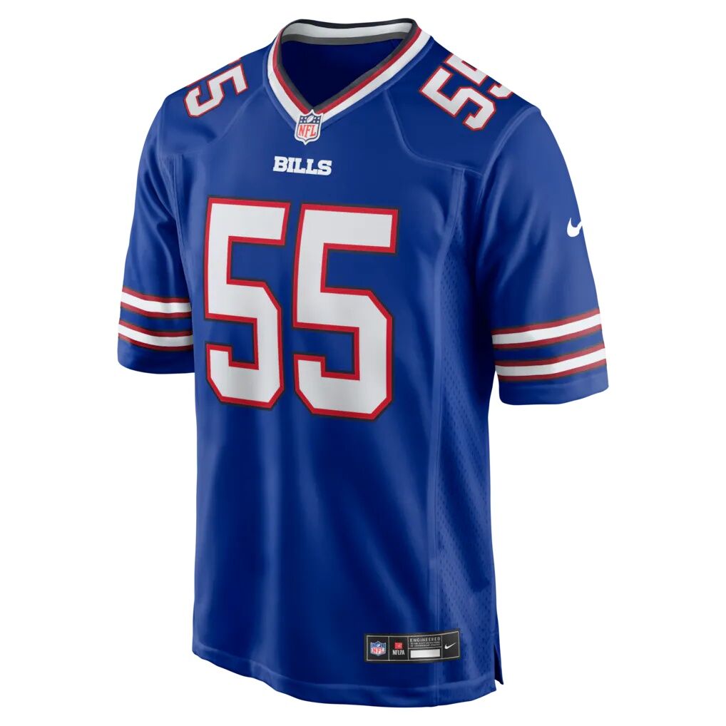 Michael Hoecht Buffalo Bills Nike Team Game Jersey -  Royal