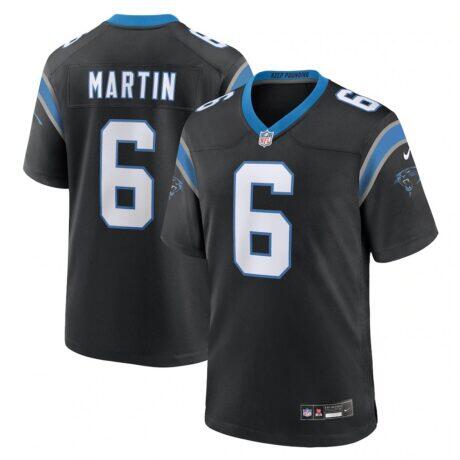 Sam Martin Carolina Panthers Nike Team Game Jersey - Black - Front View