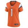 Evan Engram Denver Broncos Nike Women's Team Game Jersey - Orange - Side View