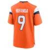 Talanoa Hufanga Denver Broncos Nike Team Game Jersey - Orange - Detail View