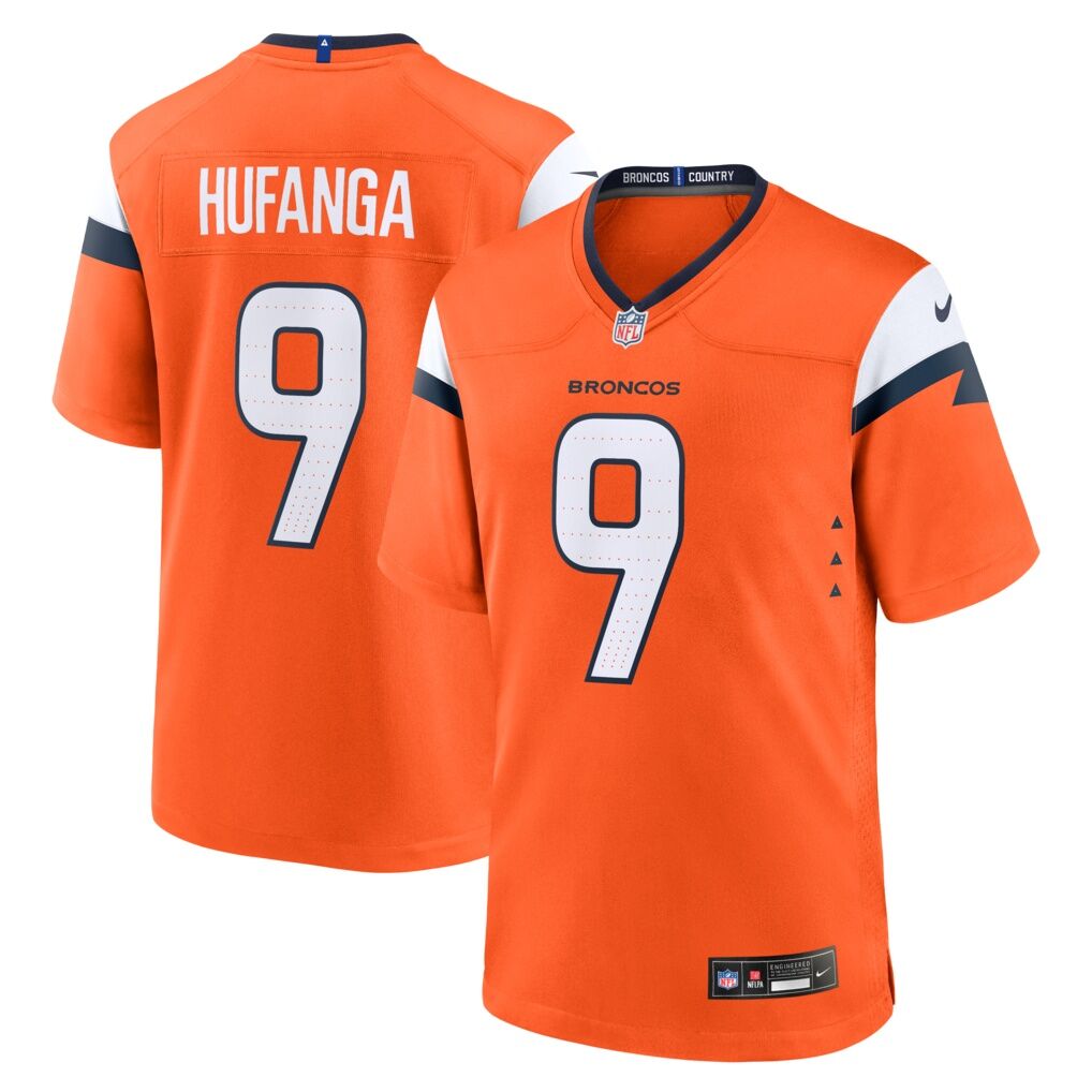 Talanoa Hufanga Denver Broncos Nike Team Game Jersey