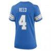 D.J. Reed Detroit Lions Nike Women's Team Game Jersey - Blue - Detail View