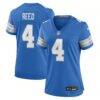 D.J. Reed Detroit Lions Nike Women's Team Game Jersey - Blue - Front View