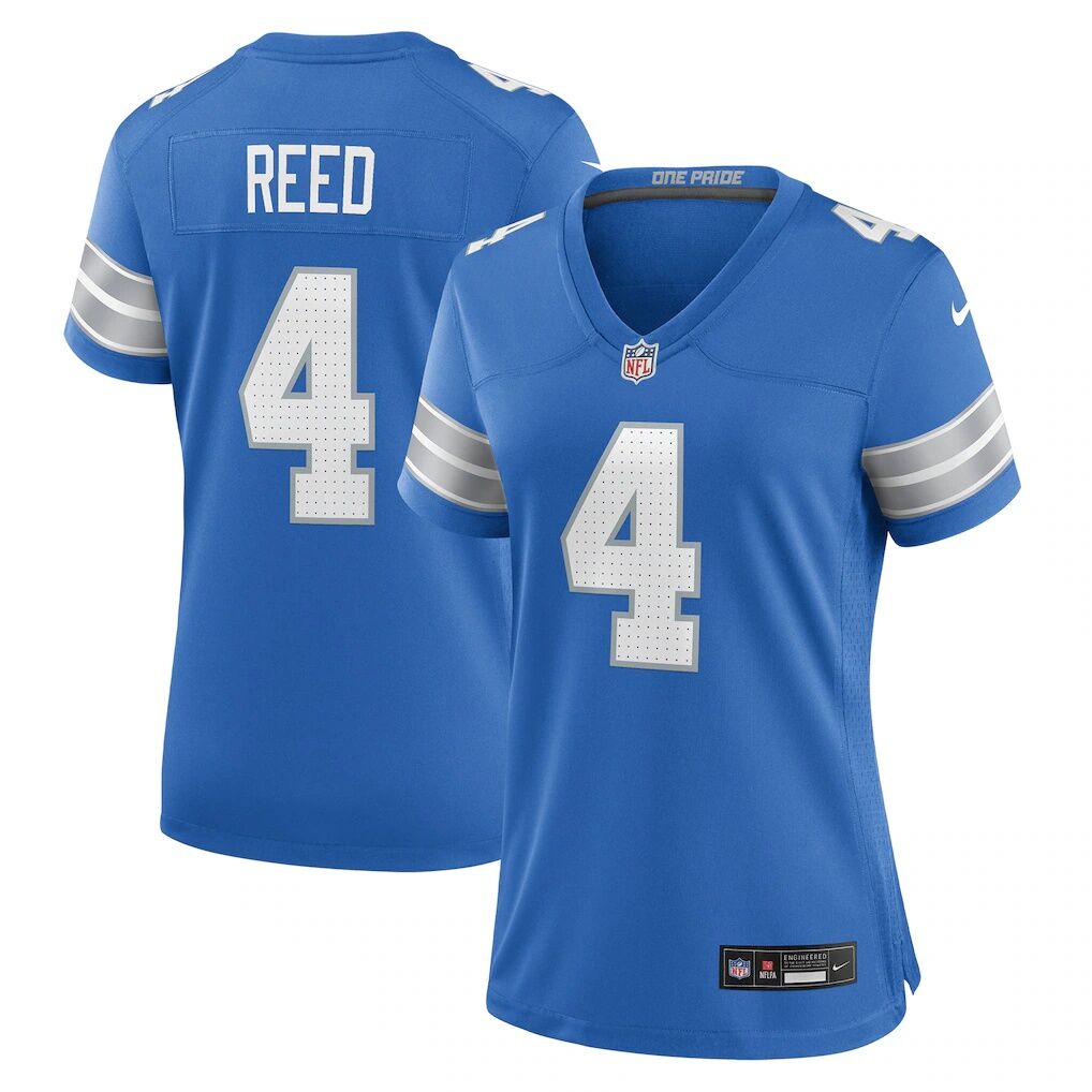 D.J. Reed Detroit Lions Nike Women's Team Game Jersey