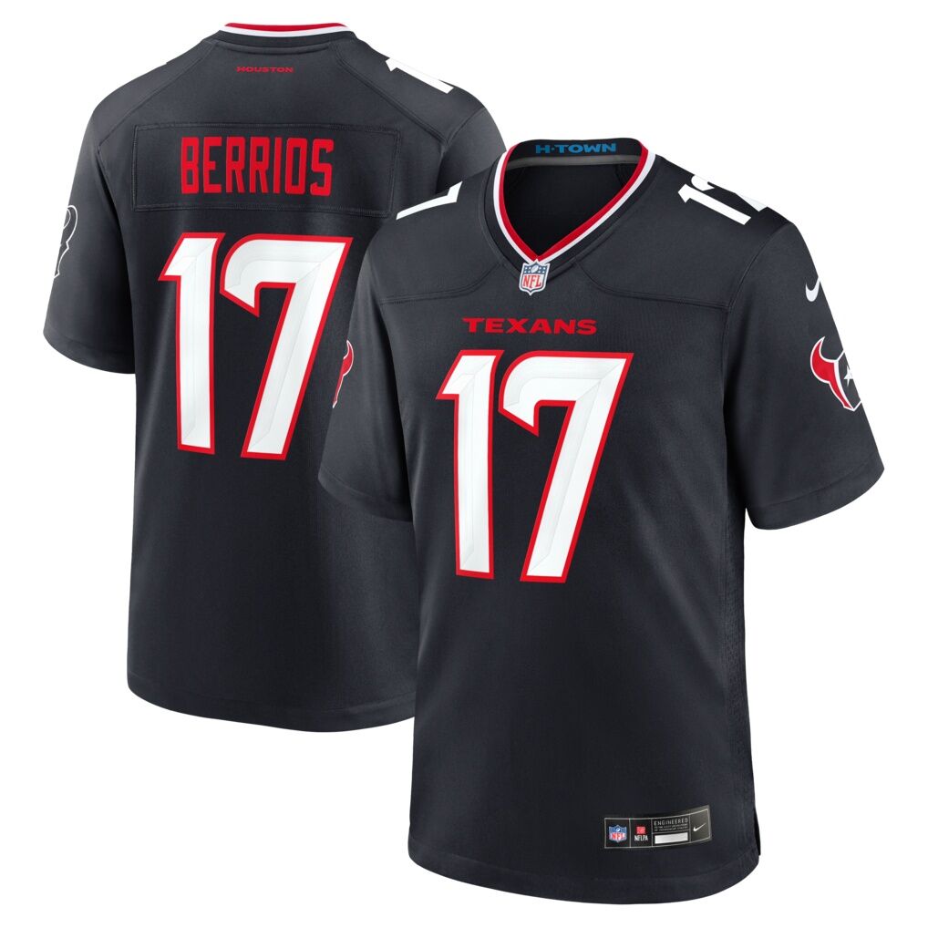 Braxton Berrios Houston Texans Nike Team Game Jersey
