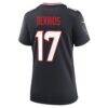 Braxton Berrios Houston Texans Nike Women's Team Game Jersey - Navy - Detail View