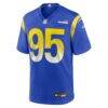 Poona Ford Los Angeles Rams Nike Team Game Jersey - - Side View