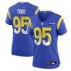 Poona Ford Los Angeles Rams Nike Women's Team Game Jersey - - Front View
