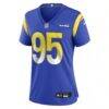 Poona Ford Los Angeles Rams Nike Women's Team Game Jersey - - Side View