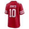 Mac Jones San Francisco 49ers Nike Team Game Jersey - - Detail View