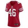 Jon Weeks San Francisco 49ers Nike Women's Team Game Jersey - - Side View