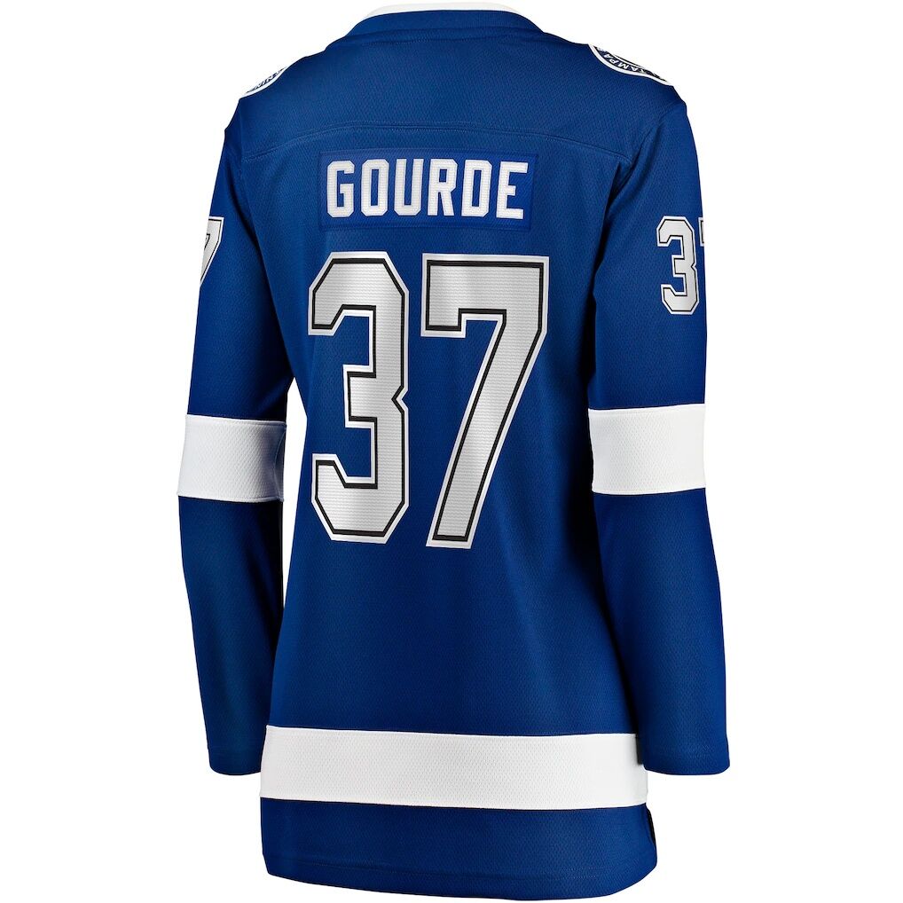Yanni Gourde Tampa Bay Lightning Fashion7 Women's Home Breakaway Player Jersey