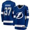 Yanni Gourde Tampa Bay Lightning Fashion7 Women's Home Breakaway Player Jersey - Blue - Front View