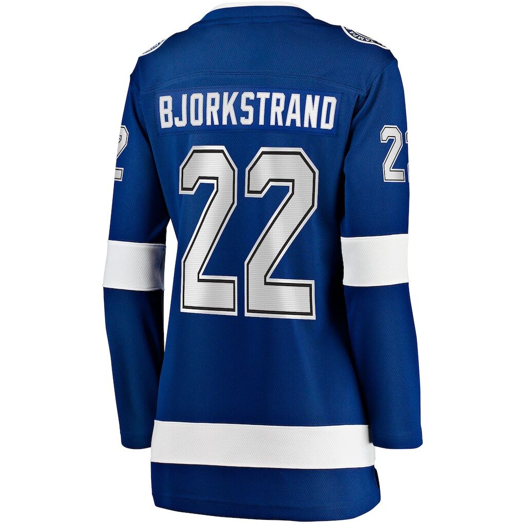Oliver Bjorkstrand Tampa Bay Lightning Fashion7 Women's Home Breakaway Player Jersey