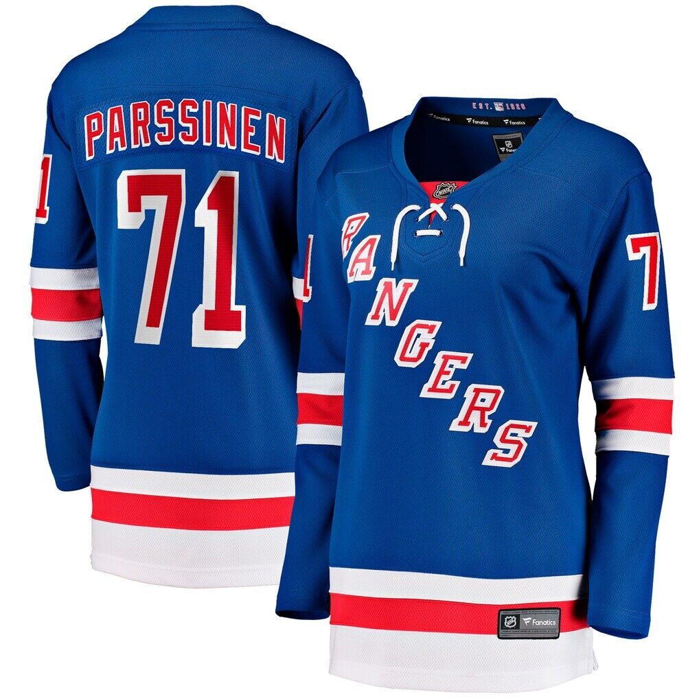 Juuso Parssinen New York Rangers Fashion7 Women's Home Breakaway Player Jersey