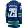 Marcus Pettersson Vancouver Canucks Fashion7 Women's Home Breakaway Player Jersey - Blue - Detail View