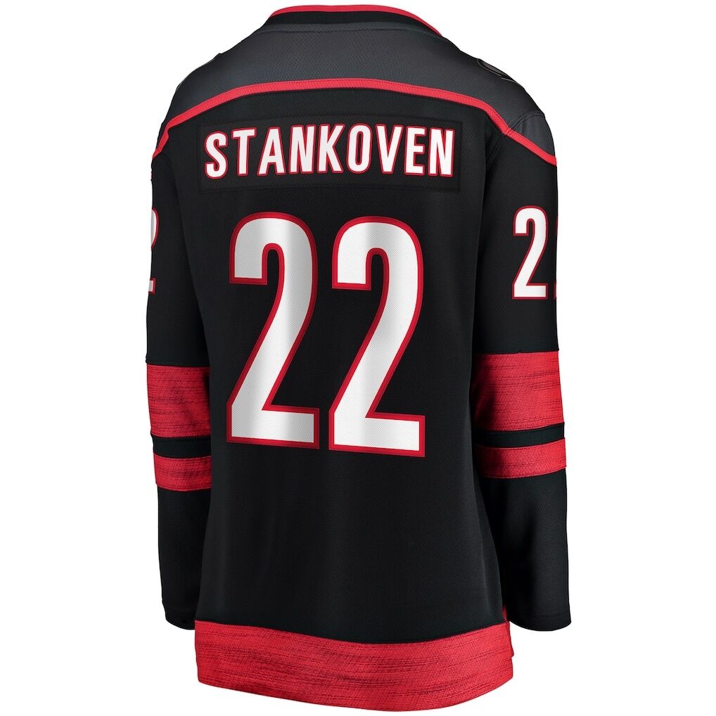 Logan Stankoven Carolina Hurricanes Fashion7 Women's Home Breakaway Player Jersey